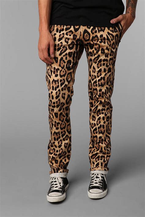 Leopard Print Pants Mens .